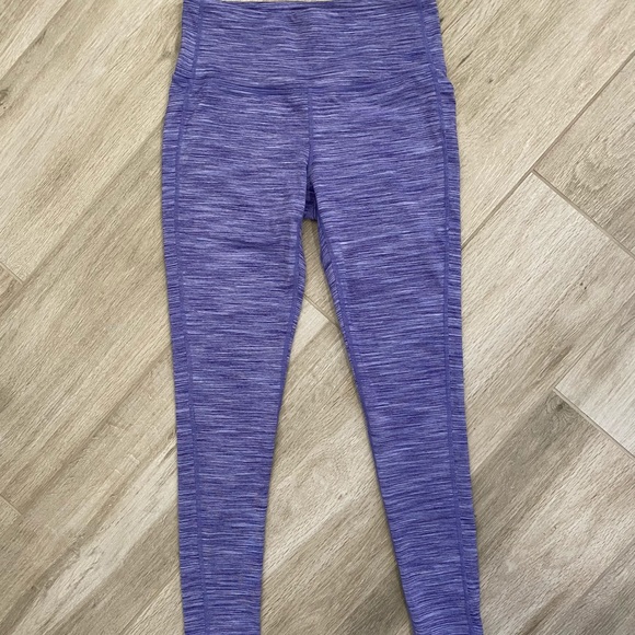 Athlete Blue/Purpleish/White Heathered Leggings Size Small Like New! - Picture 3 of 13
